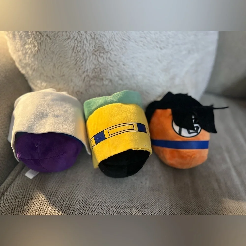 ✨ NEW! DragonBall Z Mochibi Plush Toys - Set Of 3 - Goku, Piccolo & Bulma